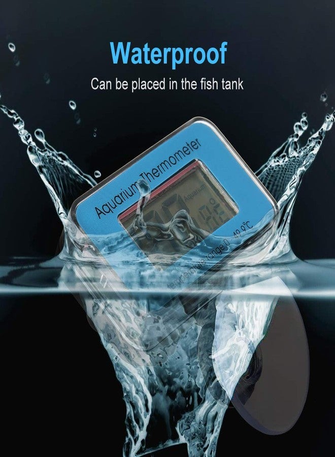 VAYINATO Sun-sun Aquarium Digital Fish Tank Thermometer (WDJ-005) with Water Proof - Image 2